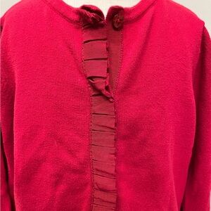 Red vineyard vines cardigan - size 4T